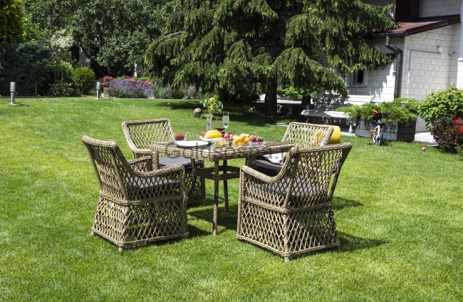 Обеденная группа Айриш, соломенный цвет Обеденная группа Айриш, соломенный цвет