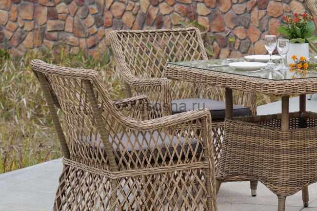 Обеденная группа Айриш, соломенный цвет Обеденная группа Айриш, соломенный цвет