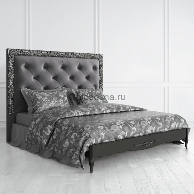 Кровать двуспальная Nocturne R218D с мягким изголовьем