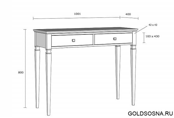 Консоль Ольса 02 (1000)