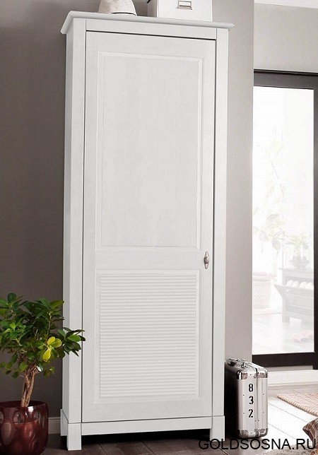 Шкаф для одежды Рауна-100 (белый воск УКВ) Шкаф для одежды Рауна-100 (белый воск УКВ)