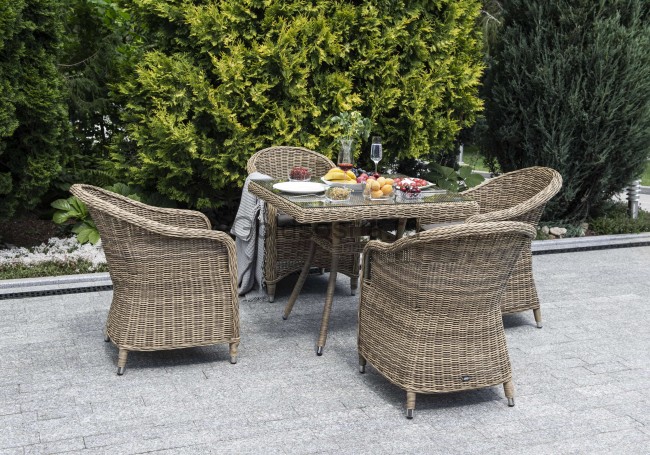 Обеденная группа Фредо, соломенный цвет