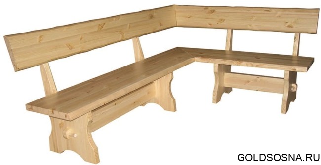 Скамья угловая Скандинавия