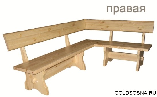 Скамья угловая Скандинавия Скамья угловая Скандинавия