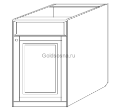 Тумба под мойку 50 (1 дверь) Скайда 2 Тумба под мойку 50 (1 дверь) Скайда 2