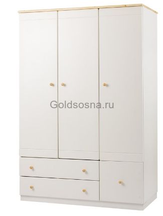 Шкаф 3-ств Тимберика Кидс №3 Шкаф 3-ств Тимберика Кидс №3