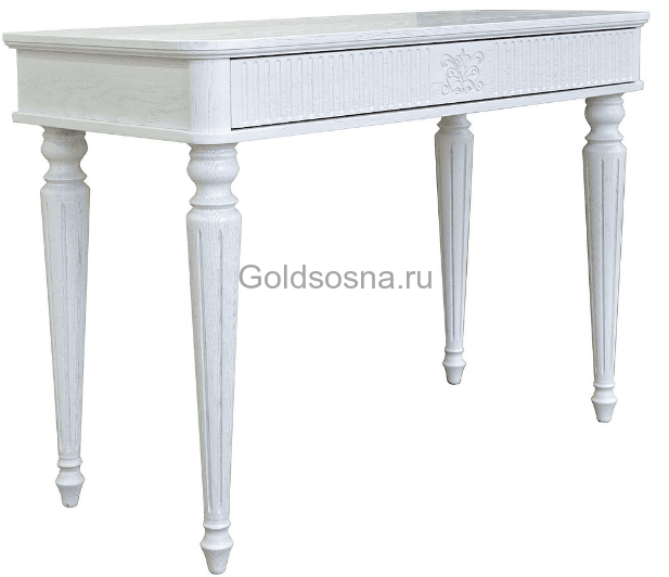 Стол туалетный Юстина 2364 БМ691 (молоко)