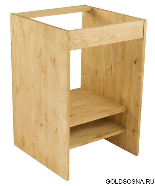 Шкаф-стол под плиту CH-BF 60 Шампань