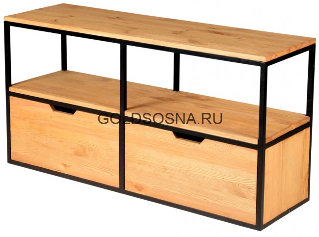 Тумба ТВ 2 ящика Лофт Сити