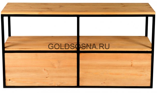 Тумба ТВ 2 ящика Лофт Сити