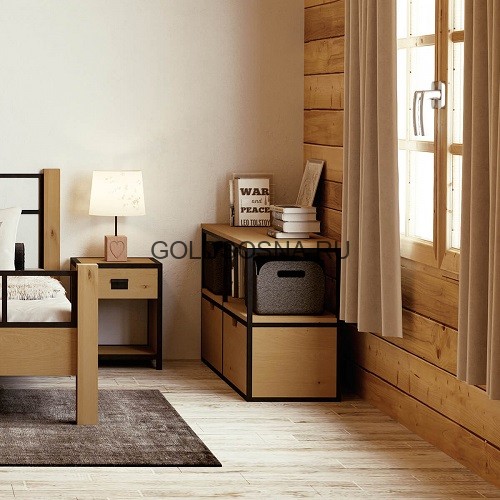 Тумба ТВ 2 ящика Лофт Сити