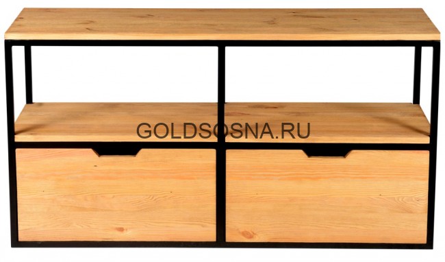 Тумба ТВ 2 ящика Лофт Сити