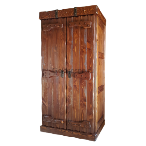 Шкаф платяной Добрыня 2-створчатый с элементами ковки