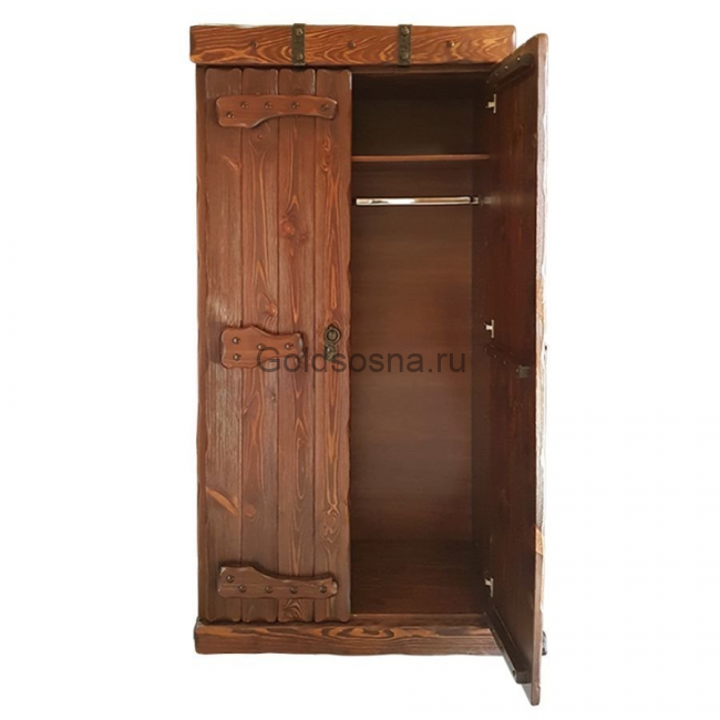 Шкаф платяной Добрыня 2-створчатый с элементами ковки Шкаф платяной Добрыня 2-створчатый с элементами ковки