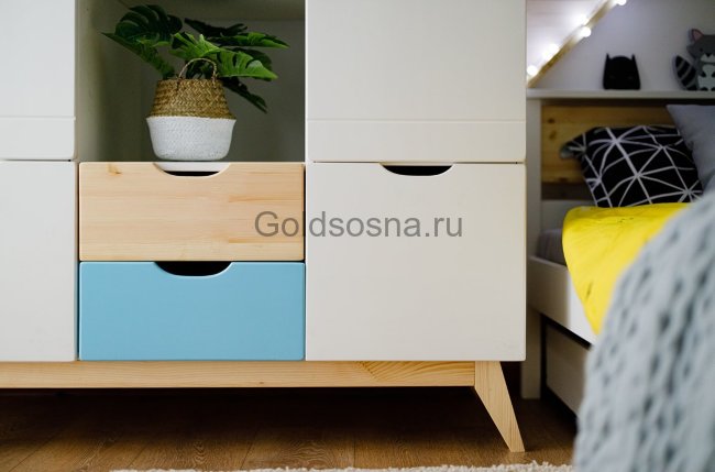 Шкаф 3-ств Тимберика Кидс №2 Шкаф 3-ств Тимберика Кидс №2