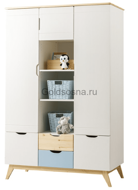 Шкаф 3-ств Тимберика Кидс №2 Шкаф 3-ств Тимберика Кидс №2