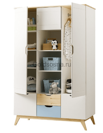Шкаф 3-ств Тимберика Кидс №2 Шкаф 3-ств Тимберика Кидс №2
