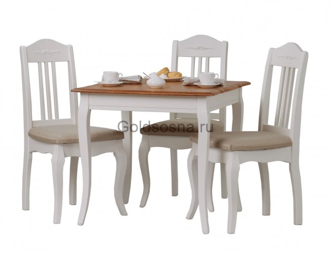 Стол обеденный Ари-Прованс №4 (плавная крышка)