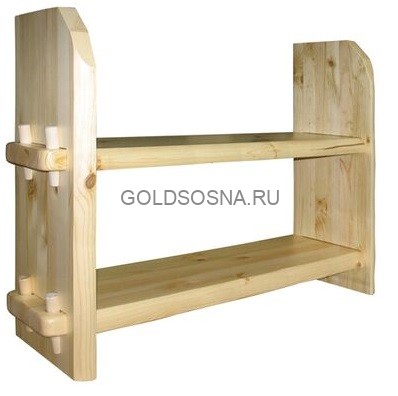 Полка открытая 2-х ур. Скандинавия