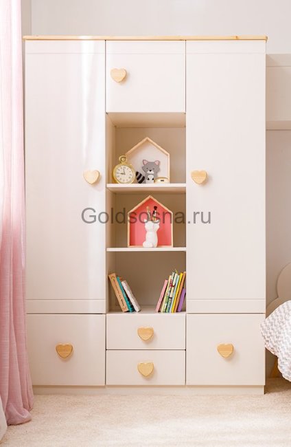 Шкаф 3-ств Тимберика Кидс №1 Шкаф 3-ств Тимберика Кидс №1
