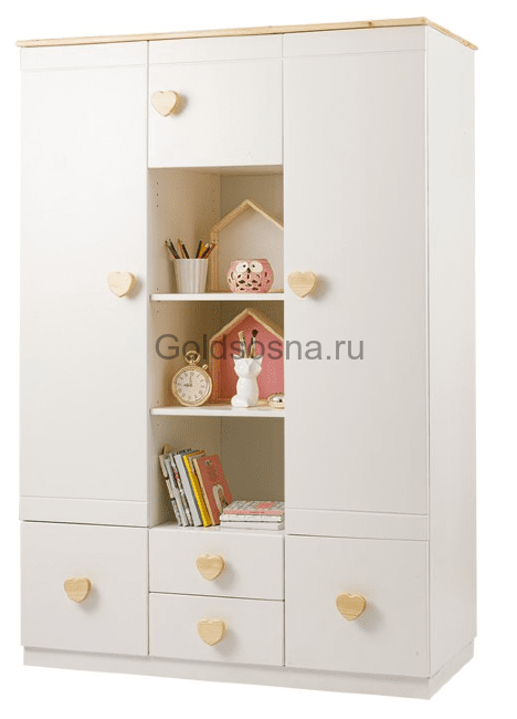 Шкаф 3-ств Тимберика Кидс №1 Шкаф 3-ств Тимберика Кидс №1