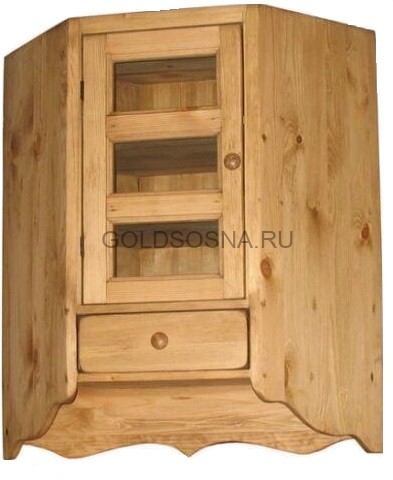 Прованс шкаф настенный №15 угловой Прованс шкаф настенный №15 угловой