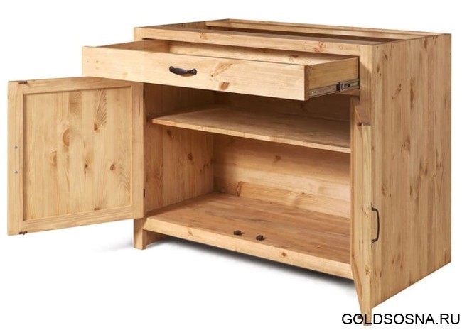 Шкаф-стол CH-BT 120 (2 двери, 1 ящик) Шампань Шкаф-стол CH-BT 120 (2 двери, 1 ящик) Шампань