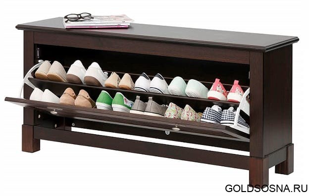 Тумба под обувь Рауна-01 (колониал) Тумба под обувь Рауна-01 (колониал)