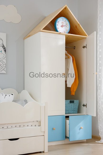 Шкаф 2-ств Тимберика Кидс №5 Шкаф 2-ств Тимберика Кидс №5