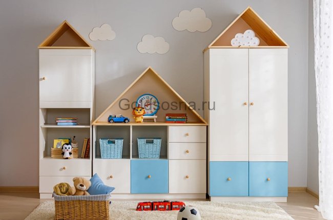 Шкаф 2-ств Тимберика Кидс №5 Шкаф 2-ств Тимберика Кидс №5