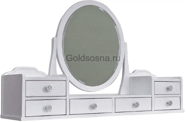 Зеркало-надставка Юстина 2365 БМ691 (молоко) Зеркало-надставка Юстина 2365 БМ691 (молоко)