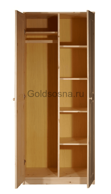 Шкаф Классик 2-х дверный комбинированный