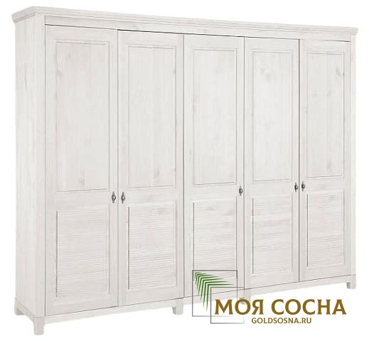 Шкаф для одежды Рауна 50 (белый воск УКВ) Шкаф для одежды Рауна 50 (белый воск УКВ)