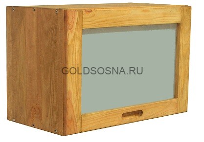 Классик старение шкаф настенный Н-14 (стекло)