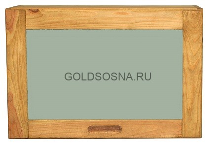 Классик старение шкаф настенный Н-14 (стекло)