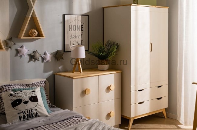 Шкаф 2-ств Тимберика Кидс №4 Шкаф 2-ств Тимберика Кидс №4