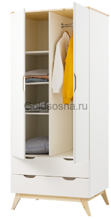 Шкаф 2-ств Тимберика Кидс №4 Шкаф 2-ств Тимберика Кидс №4