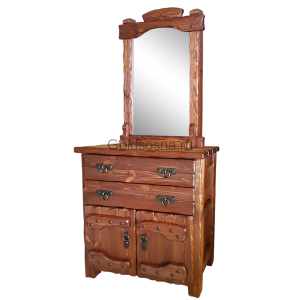 Комод Барин 1 (2 ящика+2 двери) с элементами ковки и зеркалом Комод Барин 1 (2 ящика+2 двери) с элементами ковки и зеркалом