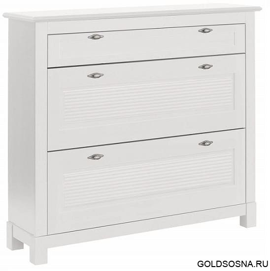 Тумба под обувь Рауна-21 (белый воск УКВ) Тумба под обувь Рауна-21 (белый воск УКВ)