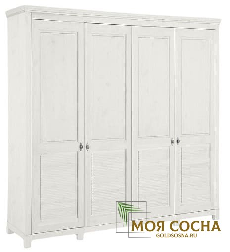 Шкаф для одежды Рауна 40 (белый воск УКВ) Шкаф для одежды Рауна 40 (белый воск УКВ)