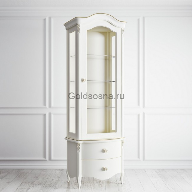 Витрина стеклянная Opera Rose