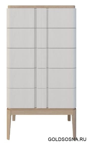 Комод 5 ящиков Icons узкий РВ305 Комод 5 ящиков Icons узкий РВ305