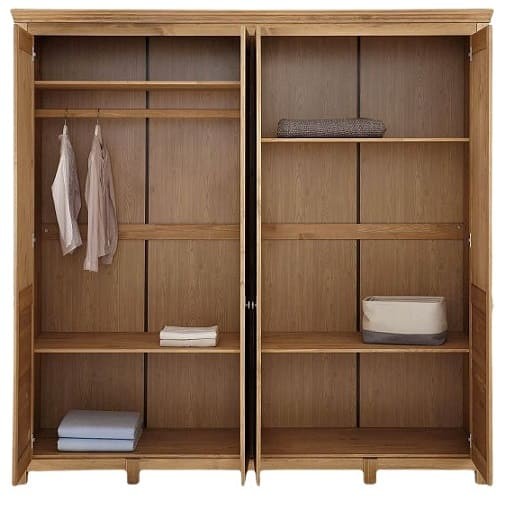 Шкаф для одежды Рауна 40 (бейц/масло)