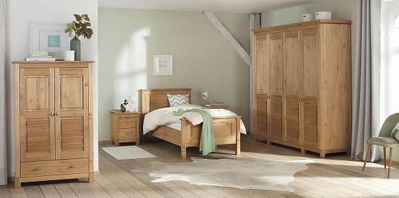 Шкаф для одежды Рауна 40 (бейц/масло)