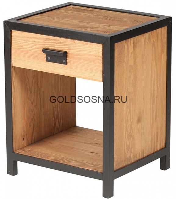 Тумбочка прикроватная с ящиком Лофт Сити