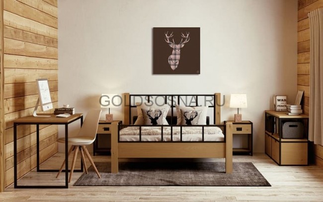 Тумбочка прикроватная с ящиком Лофт Сити