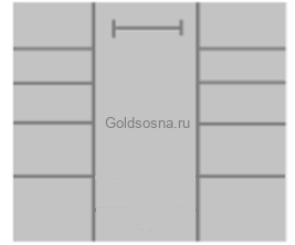 Шкаф Авиньон 3-х ств. Шкаф Авиньон 3-х ств.