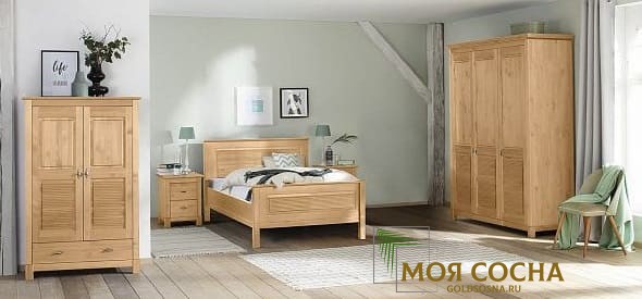 Шкаф для одежды Рауна 30 (бейц/масло)