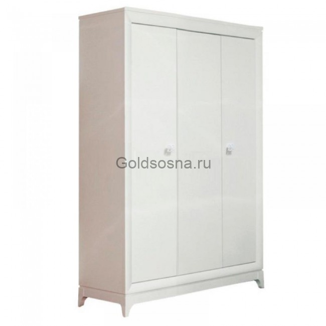 Шкаф для одежды Сабрина ММ-302-01/03Б (альба)
