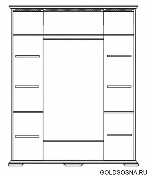 Шкаф Лика ММ-137-01/04 Шкаф Лика ММ-137-01/04